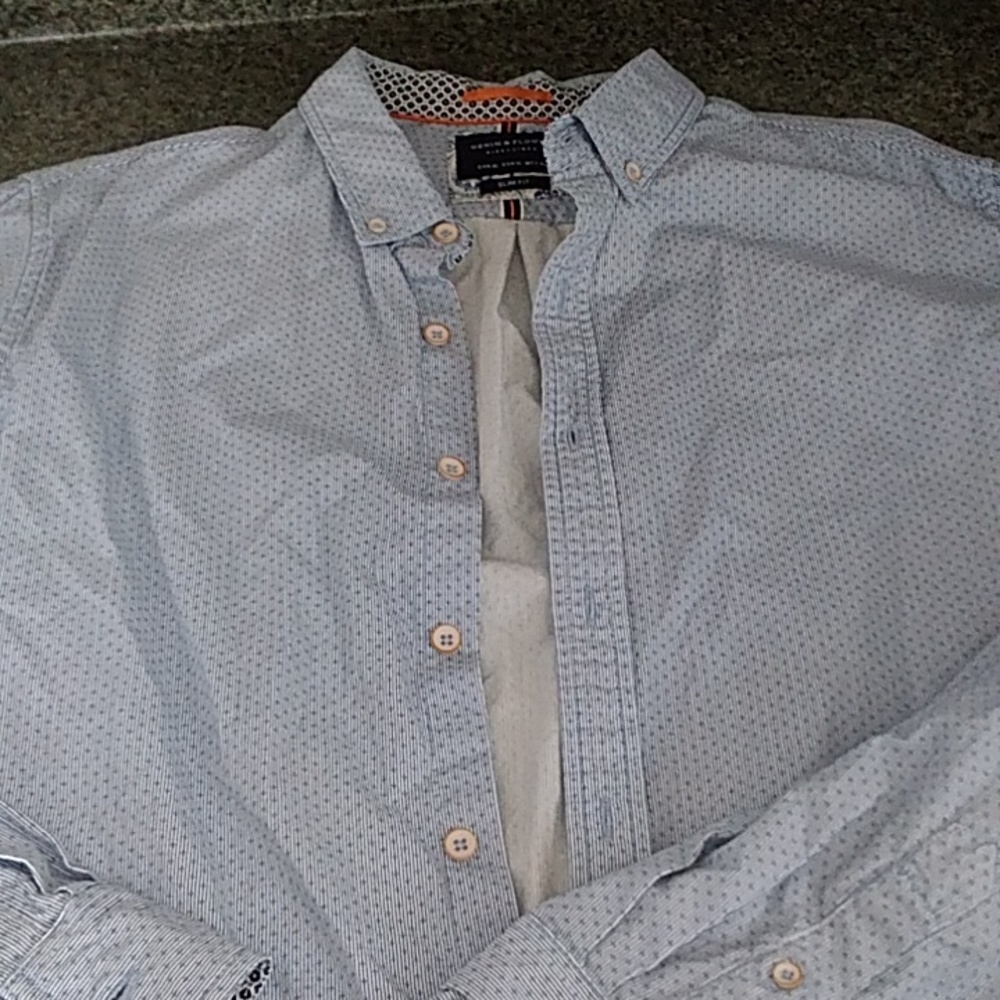 COPY - 💙 Denim & Flower button down shirt 💙